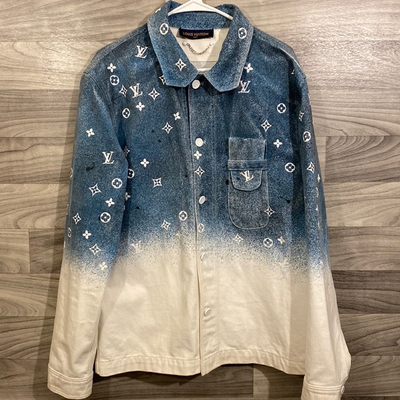 Louis Vuitton Other - PRICE IS FIRM Louis Vuitton 2020 Monogram Spray Denim Workwear Shirt/Jac…
